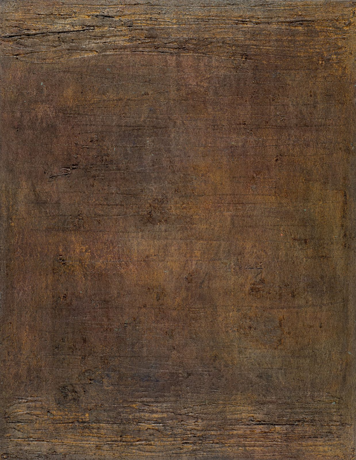 Wolfgang G. Bühler, Goldboden, 1997, Mischtechnik auf Leinwand, 
145 x 114 cm