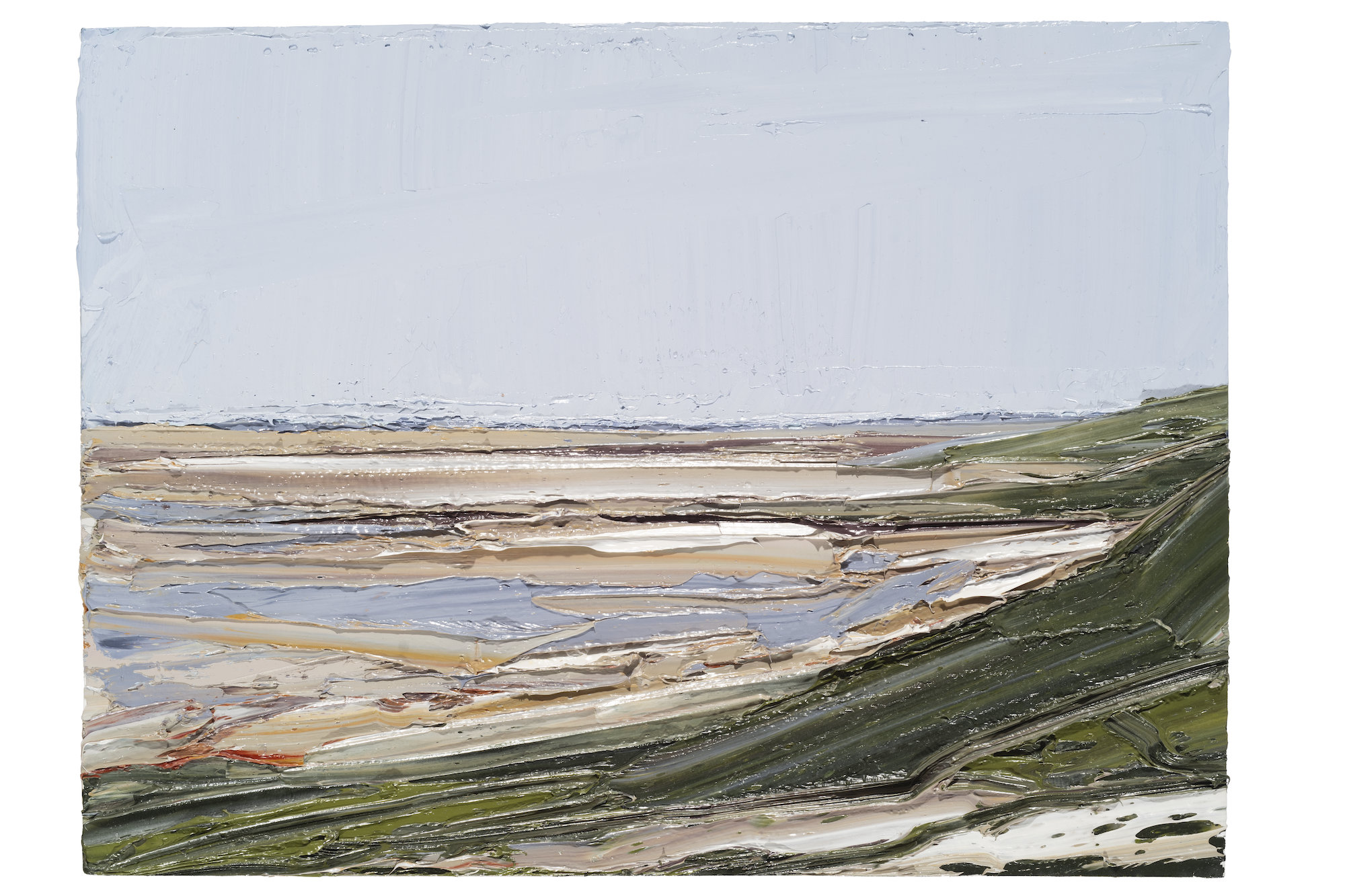 Rüdiger Lange, Ballycastle, 2013, Acryl auf Holz, 30 x 40 cm