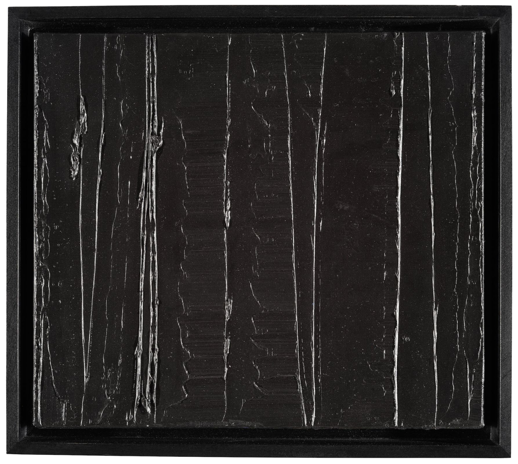 Pierre Soulages, Peinture 2 janvier, 1985, Aquatintaradierung, 
33,1 x 25,3 cm