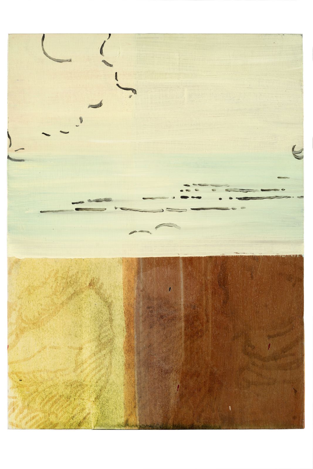 Felix Weinold, Fairy-tale 4, 2002, Mischtechnik auf Holz, 40 x 30 cm